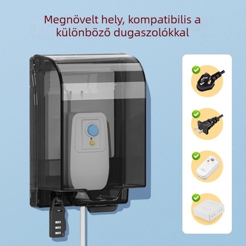 Type 86 Fürdőszoba: ragasztott védőkészülék megszakító ellen szivárgás és fröcsöklés, vízmelegítő védőfedél, megemelt és vízálló aljzatfedél-készlet