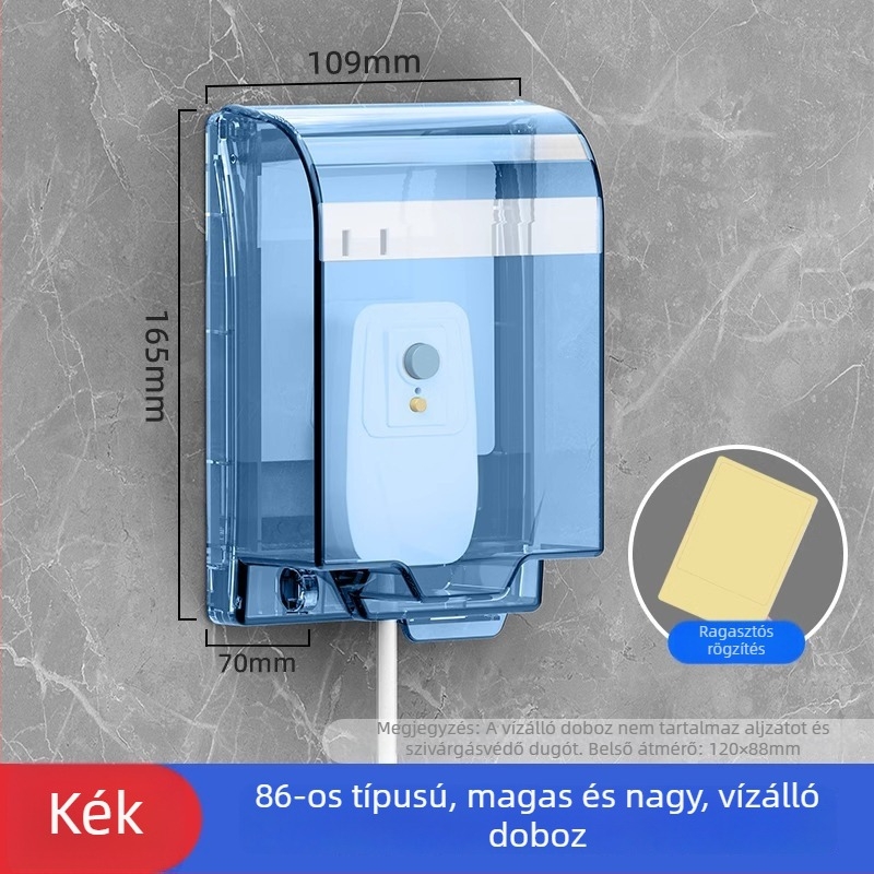 Type 86 Fürdőszoba: ragasztott védőkészülék megszakító ellen szivárgás és fröcsöklés, vízmelegítő védőfedél, megemelt és vízálló aljzatfedél-készlet