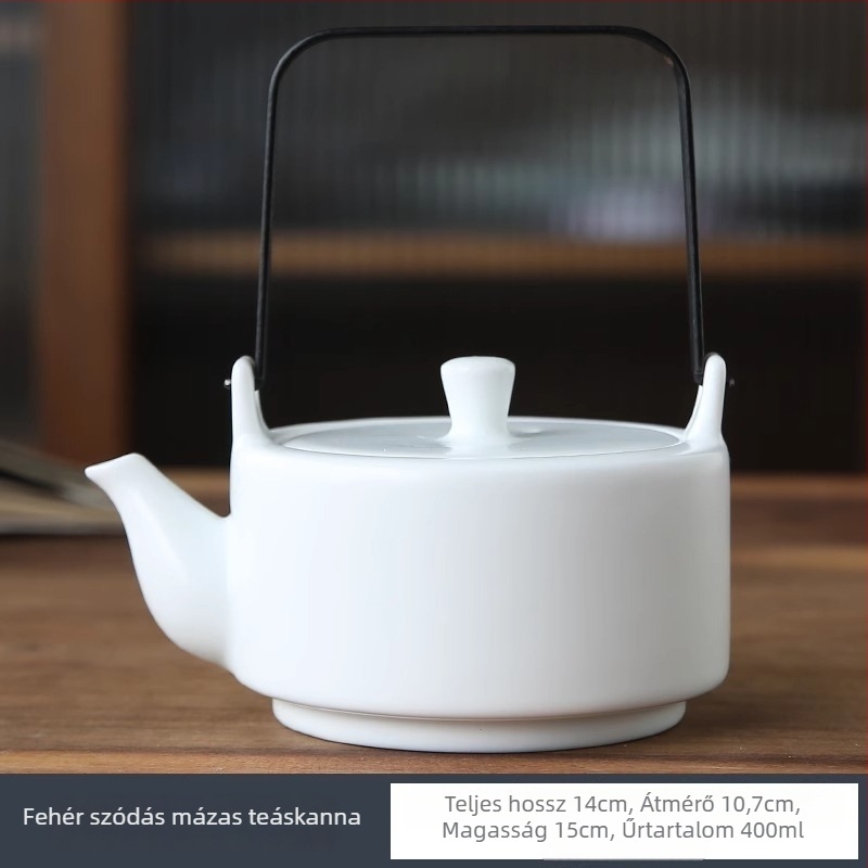 Új kínai stílusú minimalist kerámia teáskanna szűrővel, Kung Fu teáskészlet, kiváló minőségű otthoni teáskanna