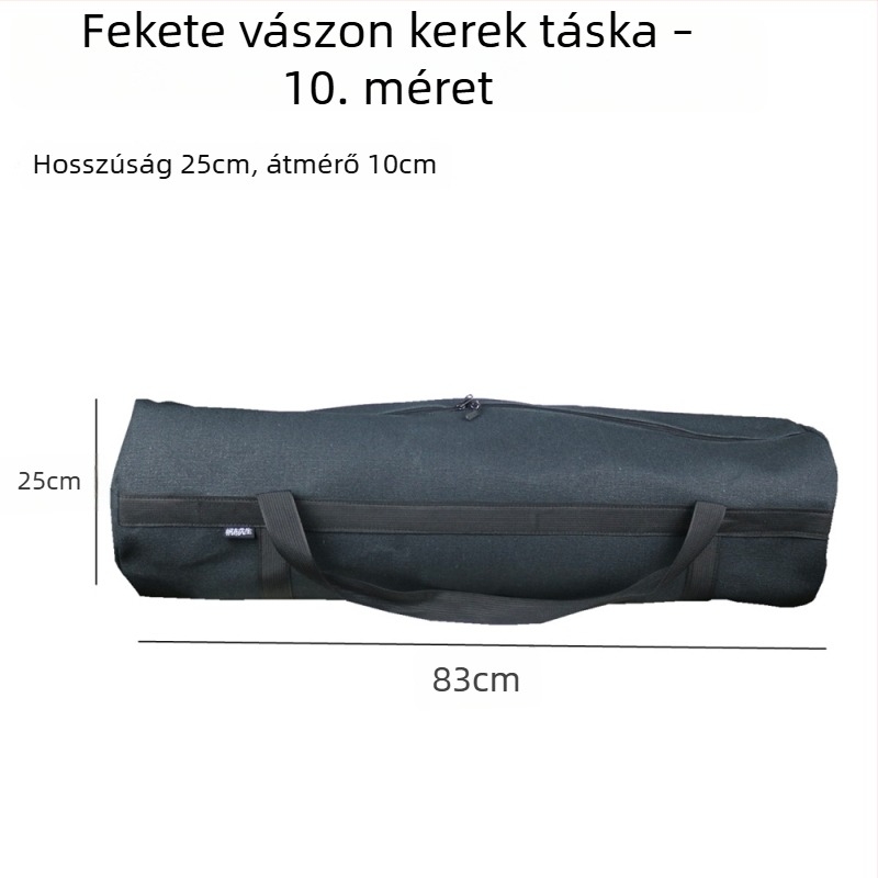 Megvastagított vászon szerszámtáska asztalosoknak, nagy kör alakú kézitáska