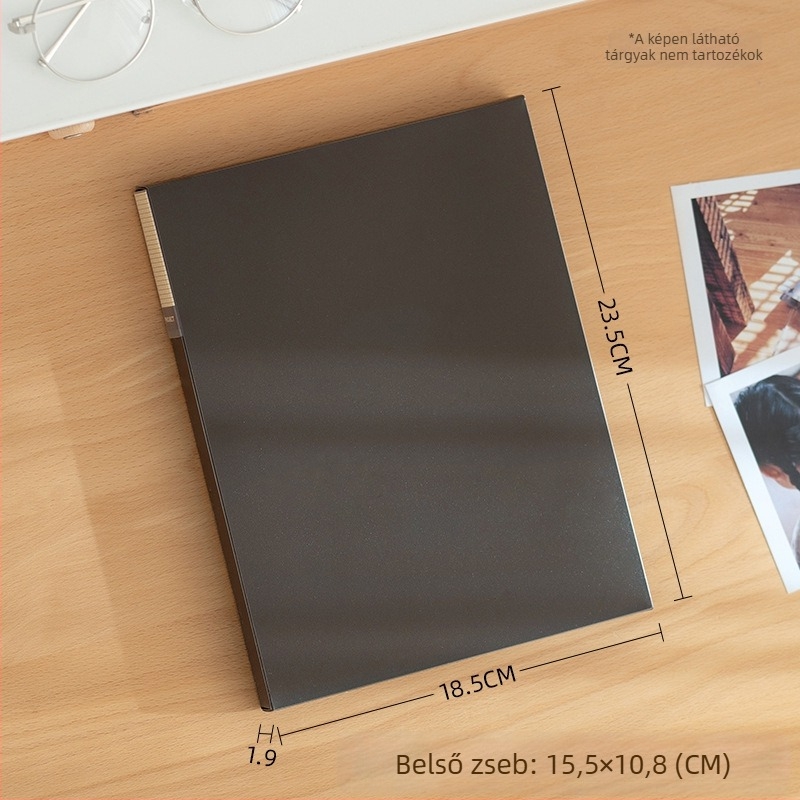 6 hüvelykes fotóalbum emlékekhez, 4-rácsos fotóoldalakkal, védőborítóval, kártyaalbum, nagy kapacitású családi akordeon-stílusú album