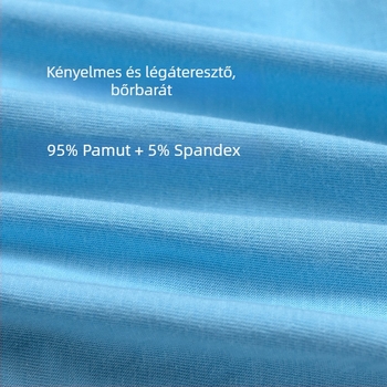 Férfi pamut alsónadrág, légáteresztő, egyszerű fazon, U-formájú tartóval, nagy méret, kényelem