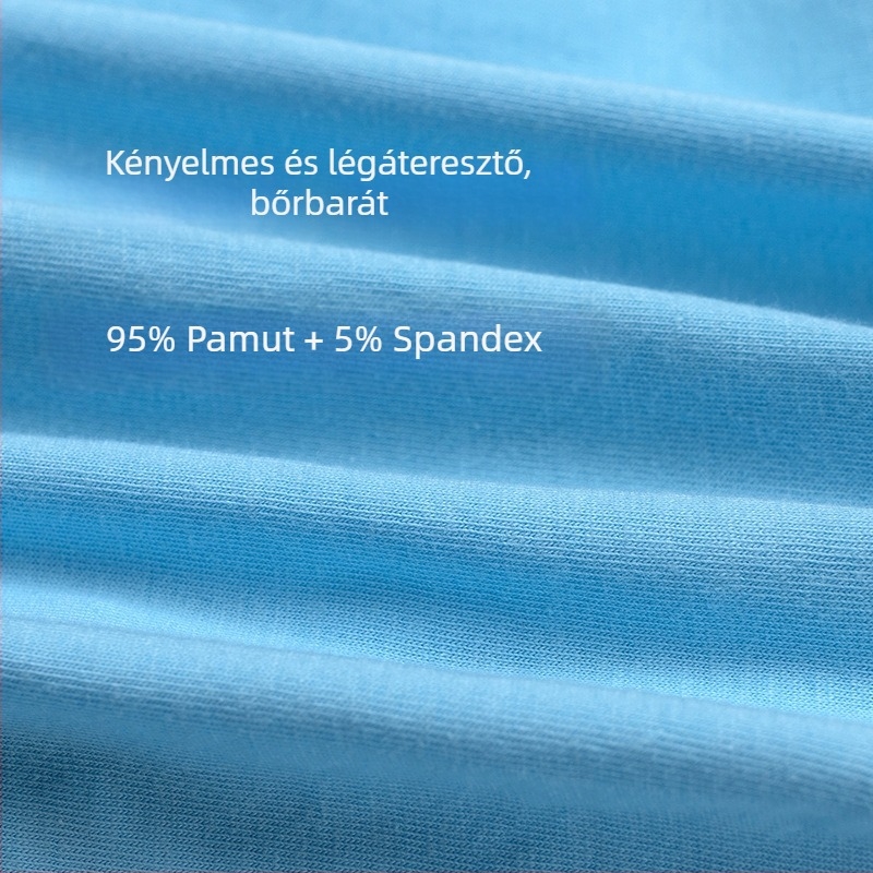 Férfi pamut alsónadrág, légáteresztő, egyszerű fazon, U-formájú tartóval, nagy méret, kényelem