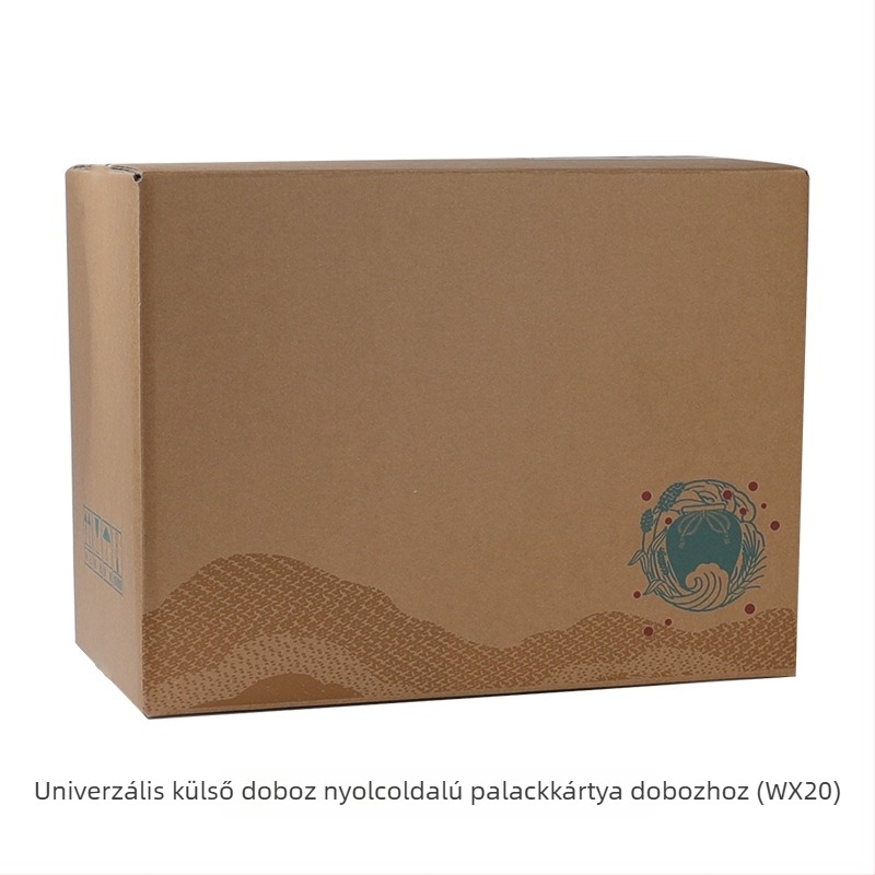 500 ml üres italos üveg, nyolcszögletű karton dobozos csomagolás, háztartási készlet