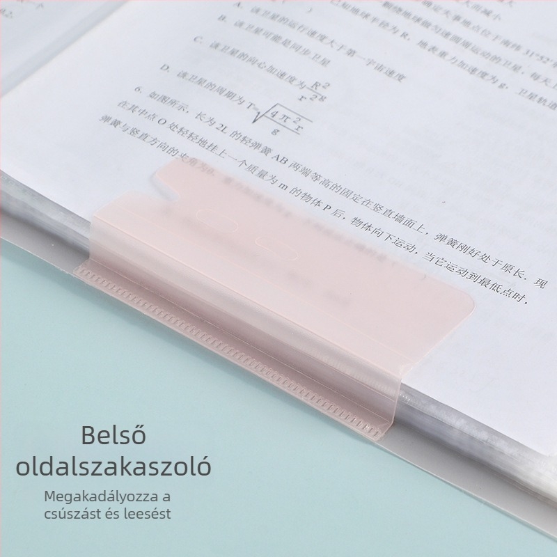 Jerry Átlátszó tesztfüzet középiskolás diákok számára, 20/30/40 oldal, PP anyag