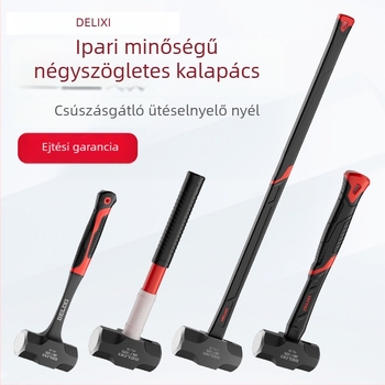 Delixi nyolcszögű kalapács, 4 lb nehéz kőműves kalapács