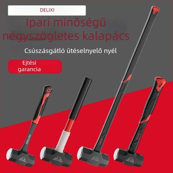 Delixi nyolcszögű kalapács, 4 lb nehéz kőműves kalapács