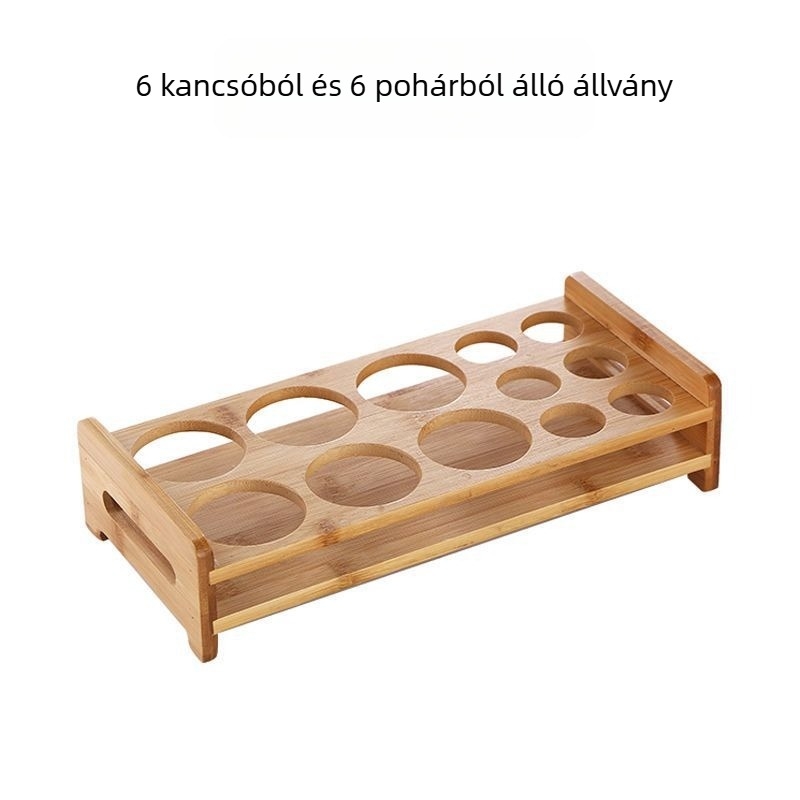 Kristály likőrpohár-készlet otthoni használatra, kompakt pohárállvány és egyszemélyes poharak