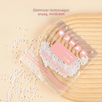 Élelmiszerbiztonsági zárható zacskók, konyhai önzáró zacskók a frissesség megőrzésére, fagyasztó-álló műanyag tárolózacskók