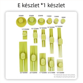 Autó karosszéria lemezeinek horpadásjavító szerszámkészlet húzókészlettel