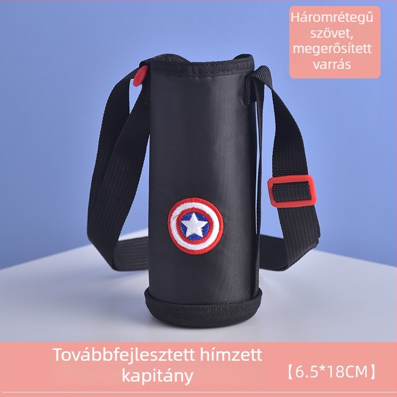 Kültéri szigetelt vízpalack tok vállpánttal