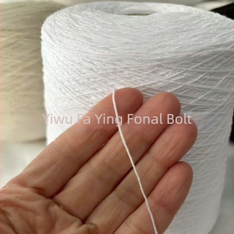 1 mm fekete 100% pamut húzózsinór fekete címkével, tiszta pamut, élelmiszer-minőség, nagy tekercs