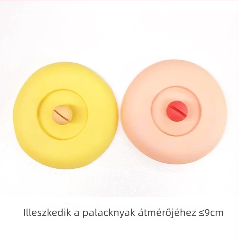 Szilikon pohárfedél kanál tartóval, univerzális porvédő sapka bögrékhez, kerámia