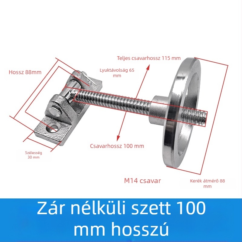 Öntöttvasból és műanyag acélból készült kézi hajtókerék zsanér sütőajtóhoz