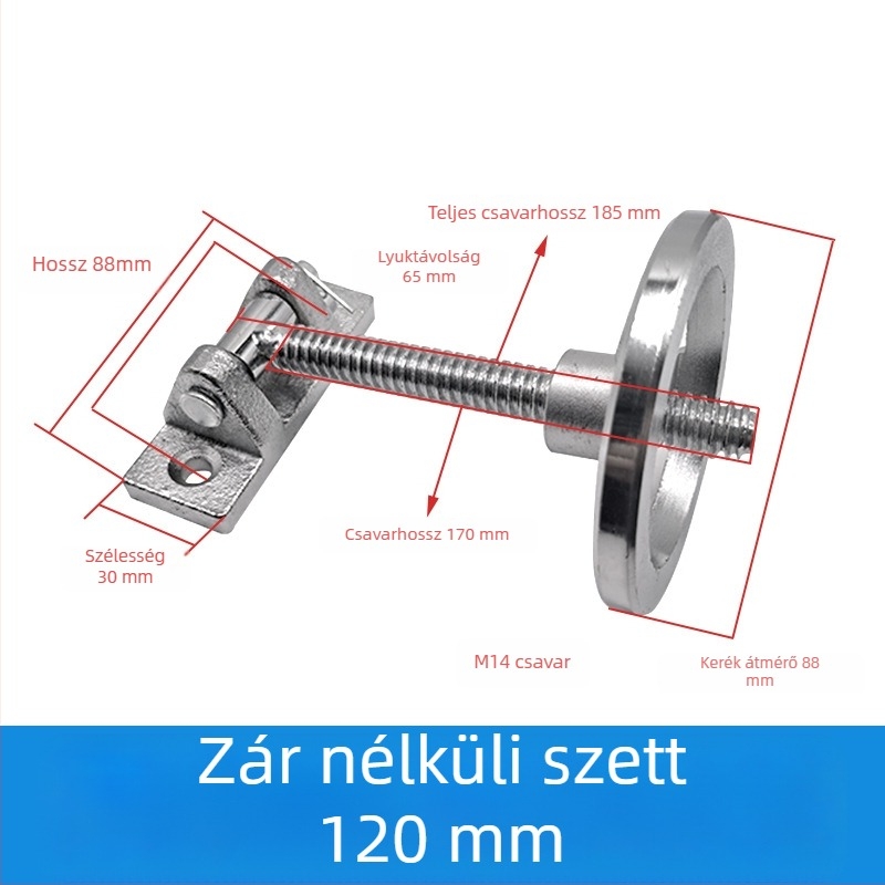 Öntöttvasból és műanyag acélból készült kézi hajtókerék zsanér sütőajtóhoz