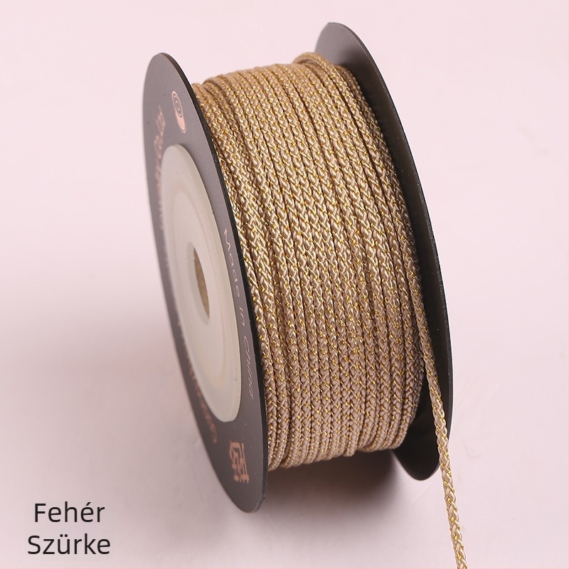 Dragon Knot Arany Mambo Zsinór 1.2 mm Ékszerekhez DIY Karkötők