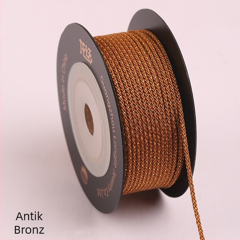 Dragon Knot Arany Mambo Zsinór 1.2 mm Ékszerekhez DIY Karkötők