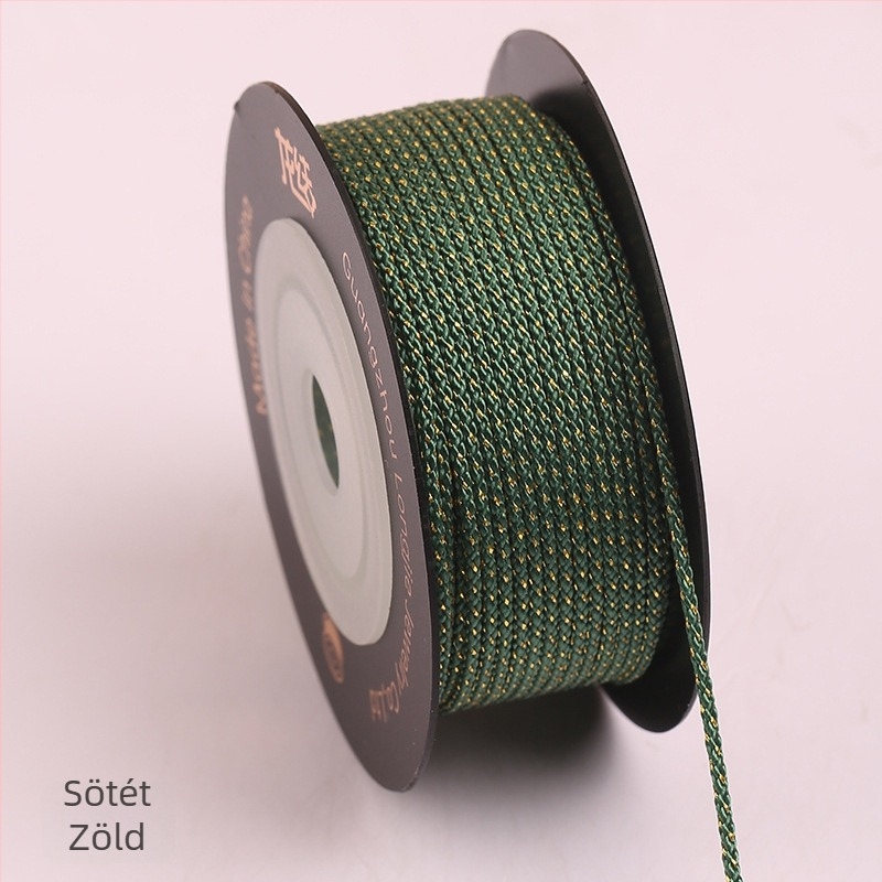 Dragon Knot Arany Mambo Zsinór 1.2 mm Ékszerekhez DIY Karkötők