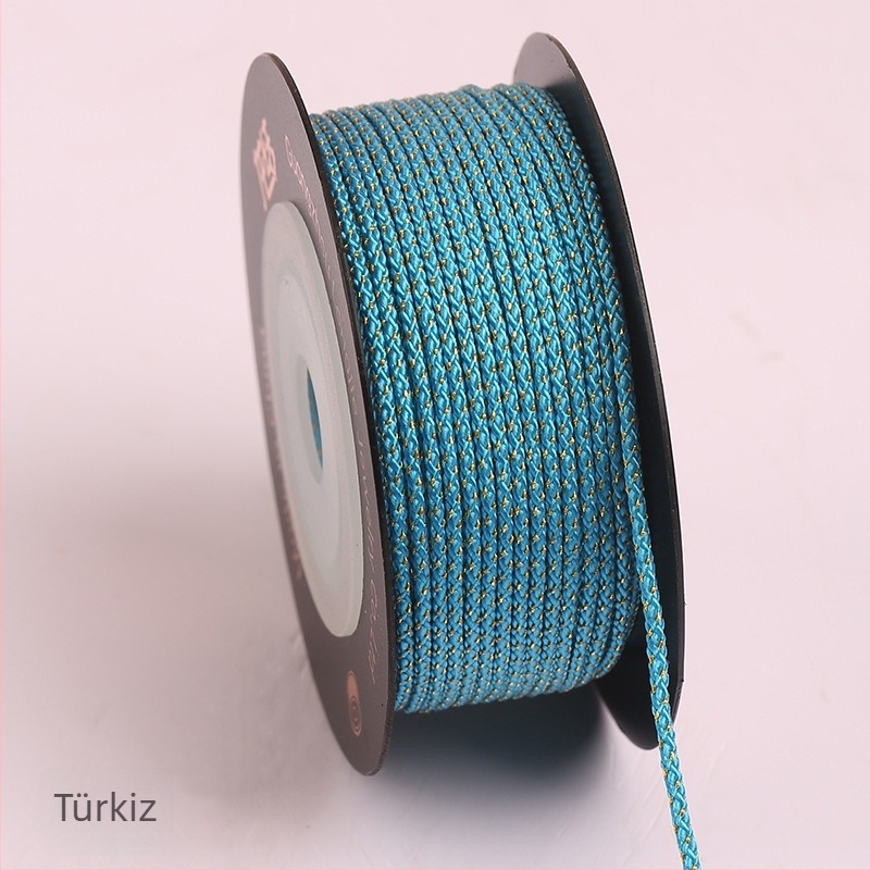 Dragon Knot Arany Mambo Zsinór 1.2 mm Ékszerekhez DIY Karkötők
