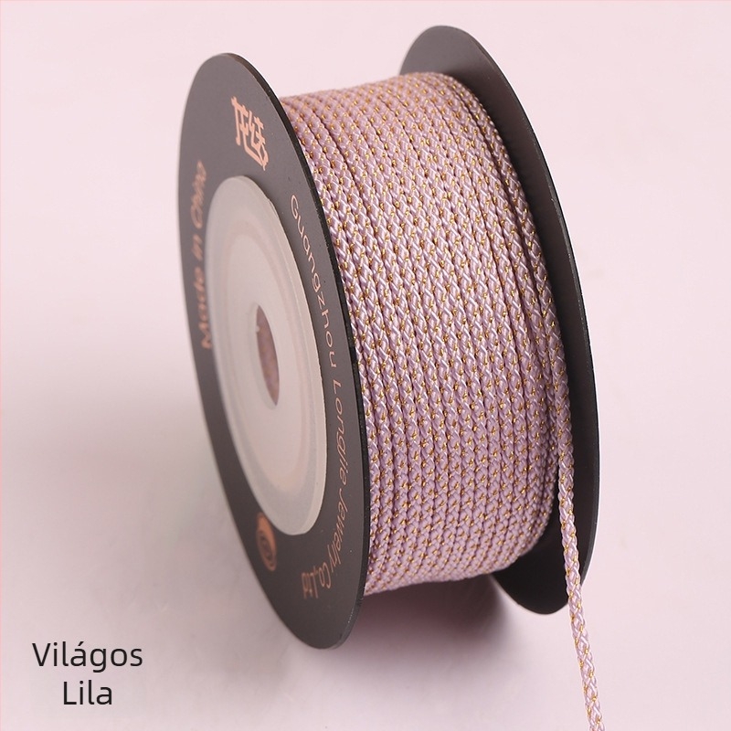 Dragon Knot Arany Mambo Zsinór 1.2 mm Ékszerekhez DIY Karkötők