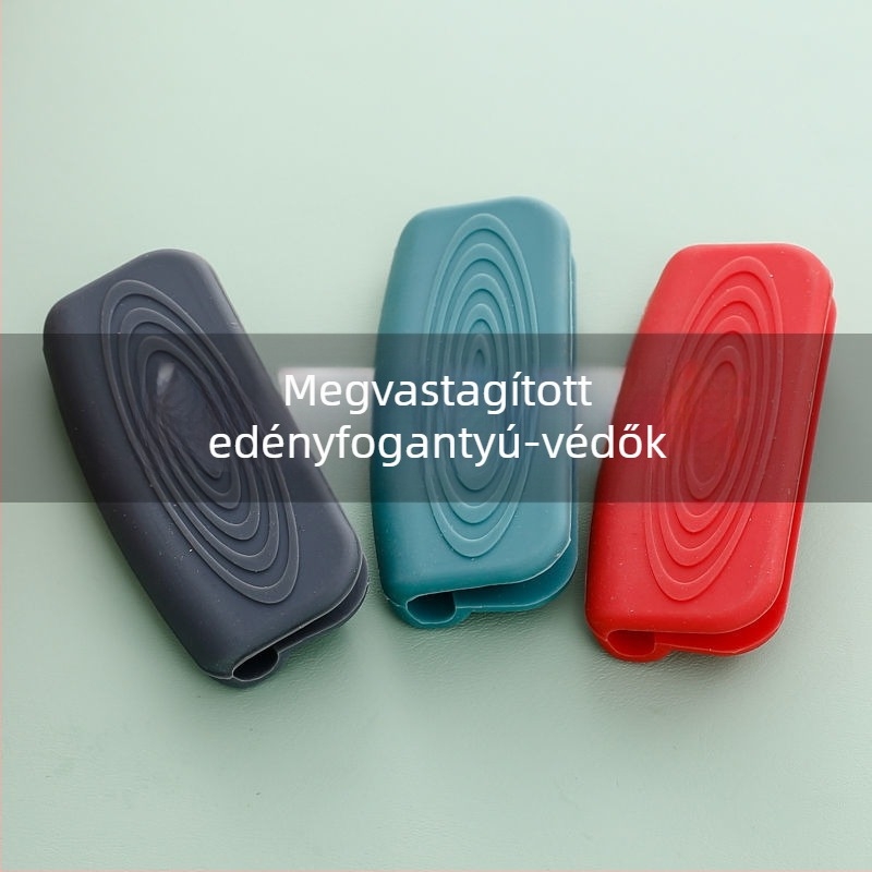 Szilikon fogantyúvédő öntöttvas edényekhez – hőálló, univerzális védő az égési sérülések ellen