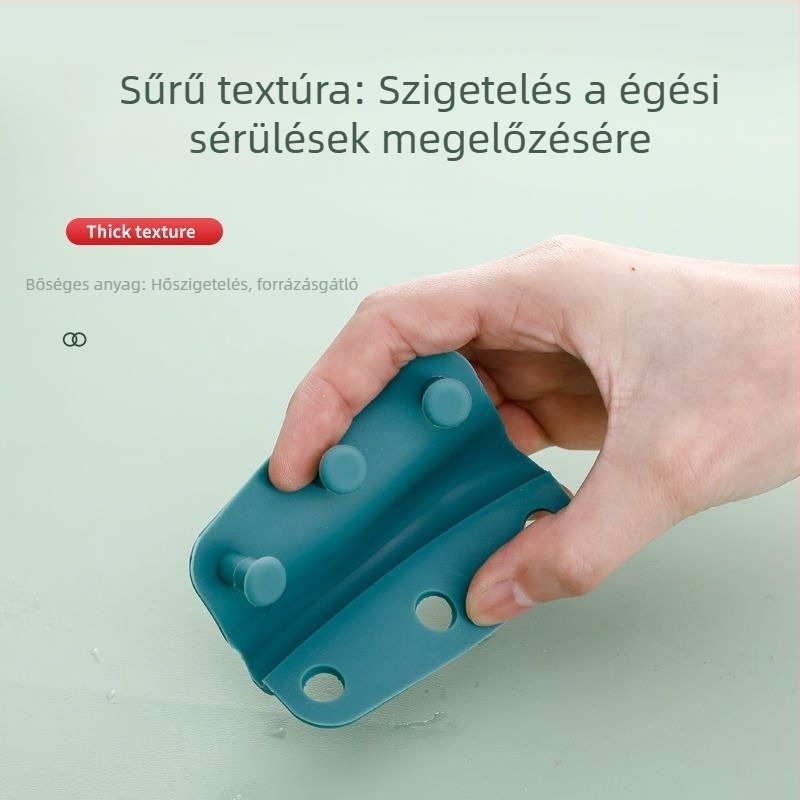 Szilikon fogantyúvédő öntöttvas edényekhez – hőálló, univerzális védő az égési sérülések ellen