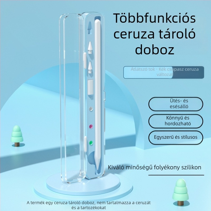 Kapacitív tolltartó iPad Apple Pencilhez, tároló, univerzális Pro 2 Gen