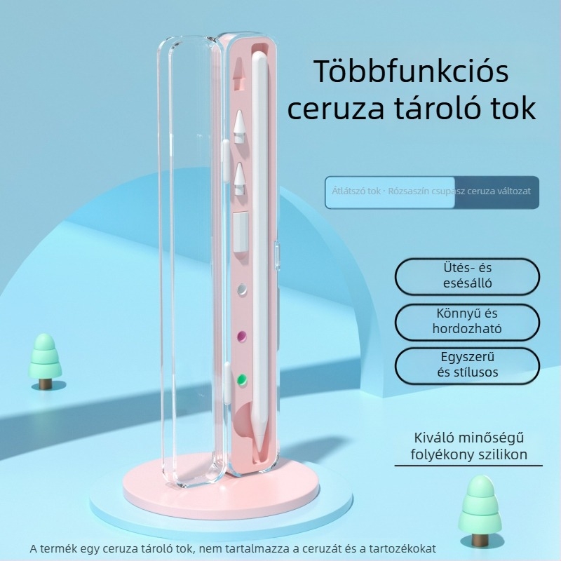 Kapacitív tolltartó iPad Apple Pencilhez, tároló, univerzális Pro 2 Gen