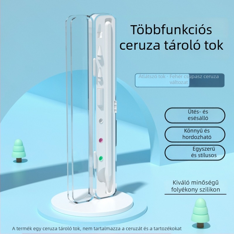 Kapacitív tolltartó iPad Apple Pencilhez, tároló, univerzális Pro 2 Gen