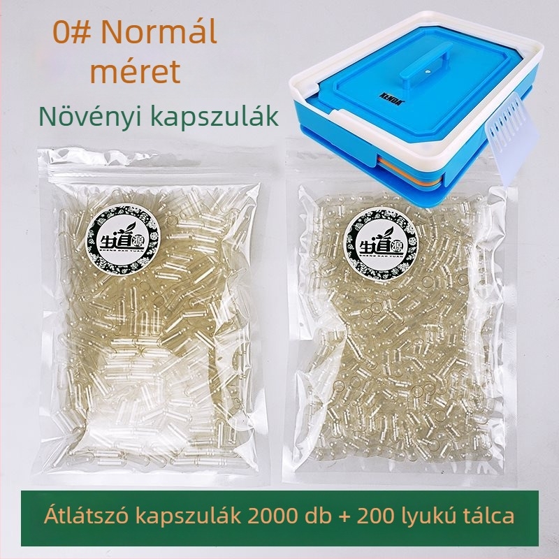 Xenda No. 0 100‑lyukas kapszulahéj töltő – Töltőlapka, por töltőgép (Szakmai)