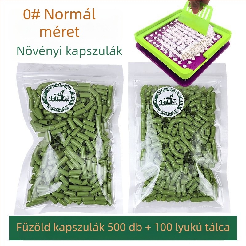 Xenda No. 0 100‑lyukas kapszulahéj töltő – Töltőlapka, por töltőgép (Szakmai)