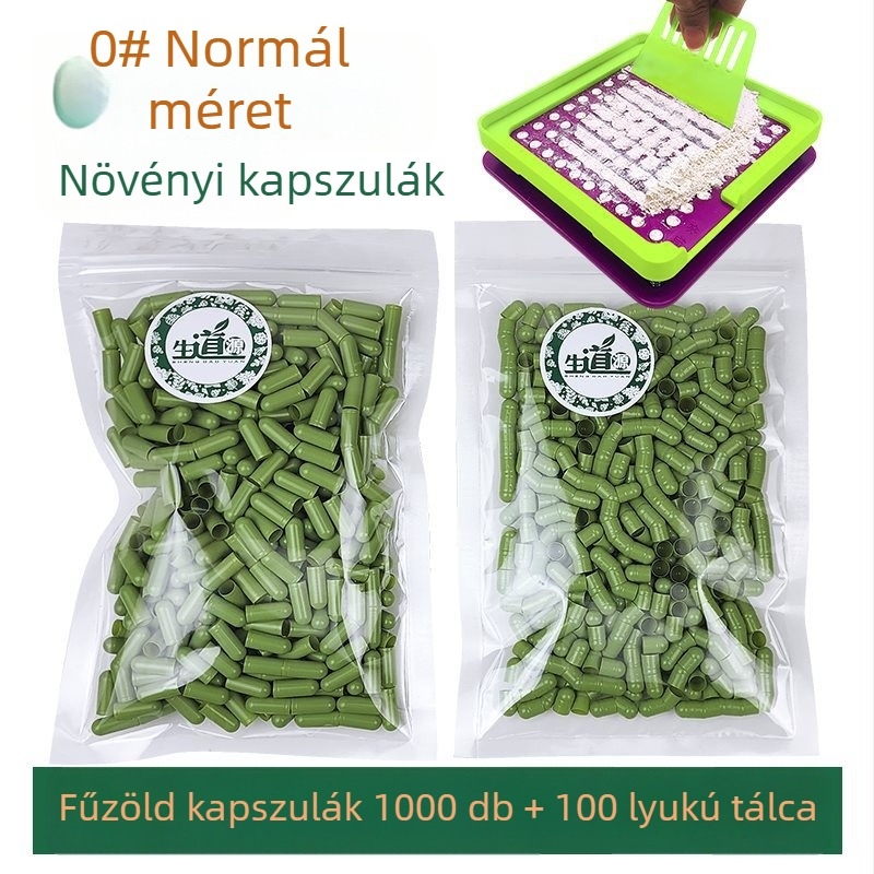 Xenda No. 0 100‑lyukas kapszulahéj töltő – Töltőlapka, por töltőgép (Szakmai)