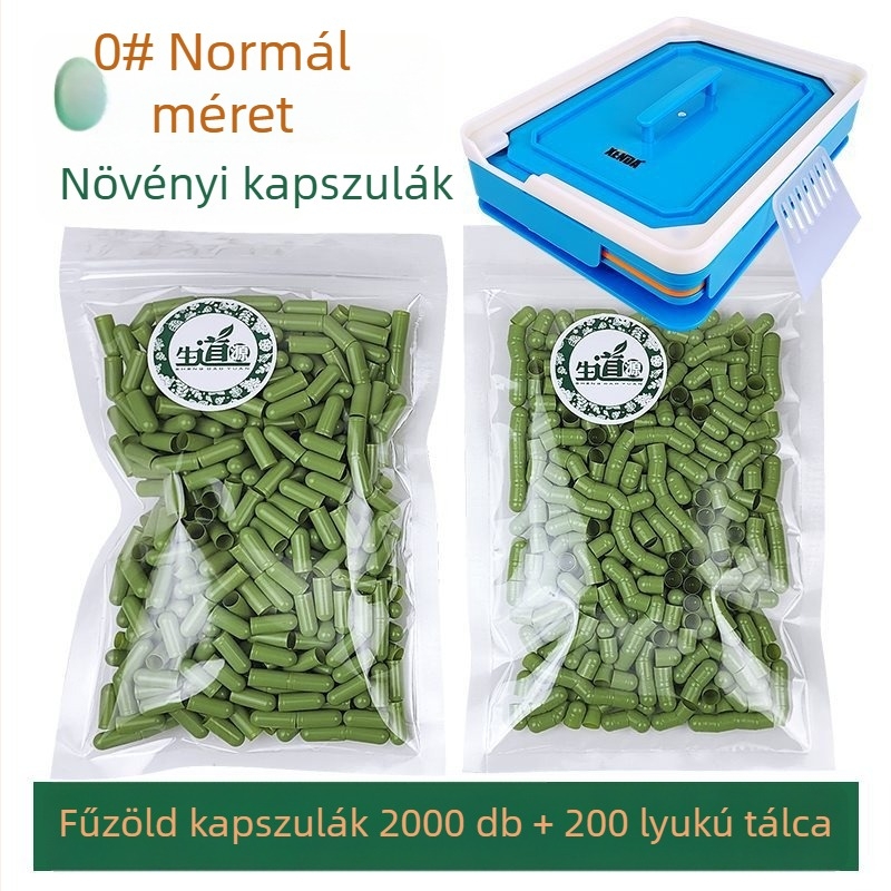 Xenda No. 0 100‑lyukas kapszulahéj töltő – Töltőlapka, por töltőgép (Szakmai)