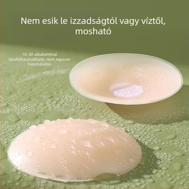 Silikon mellbimbó tapaszok, láthatatlanok, vékonyak, kis mellhez, nyárra, esküvői ruhához és mindennapi viseléshez