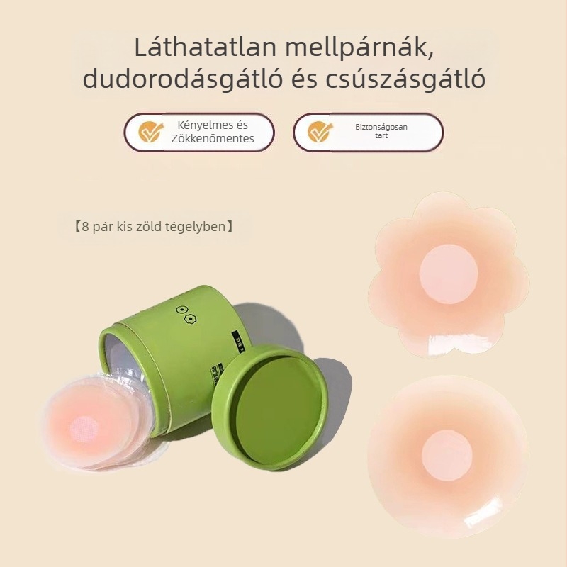 Silikon mellbimbó tapaszok, láthatatlanok, vékonyak, kis mellhez, nyárra, esküvői ruhához és mindennapi viseléshez