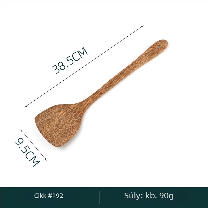 Fa konyhai spatula készlet – nem tapadó és hőálló spatulák, spatula sütéshez, rizskanal és egyéb spatulák
