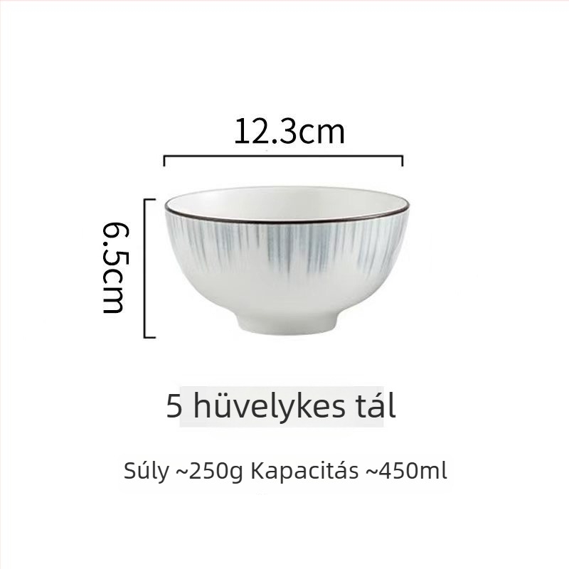 Nordic stílusú kerámia étkészlet – porcelánból készült tálak, tányérok és alátétek otthoni használatra; teljes készlet