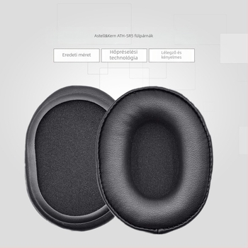 Audio-Technica ATH-SR5/SR5BT fülpárnák borítása habos bőrrel, fejvédő és keresztgerenda párna