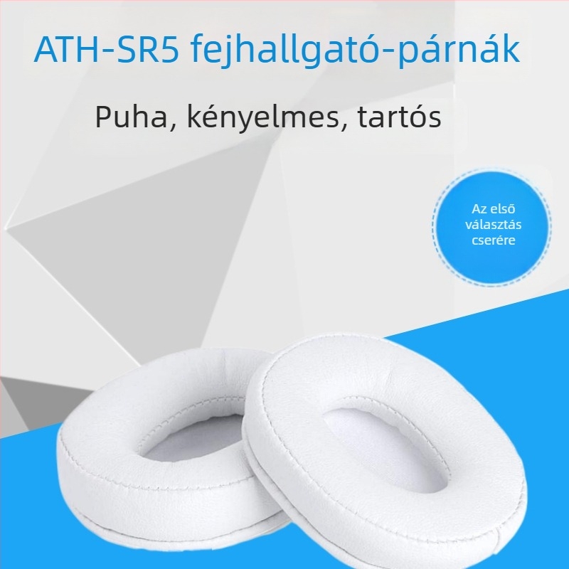 Audio-Technica ATH-SR5/SR5BT fülpárnák borítása habos bőrrel, fejvédő és keresztgerenda párna