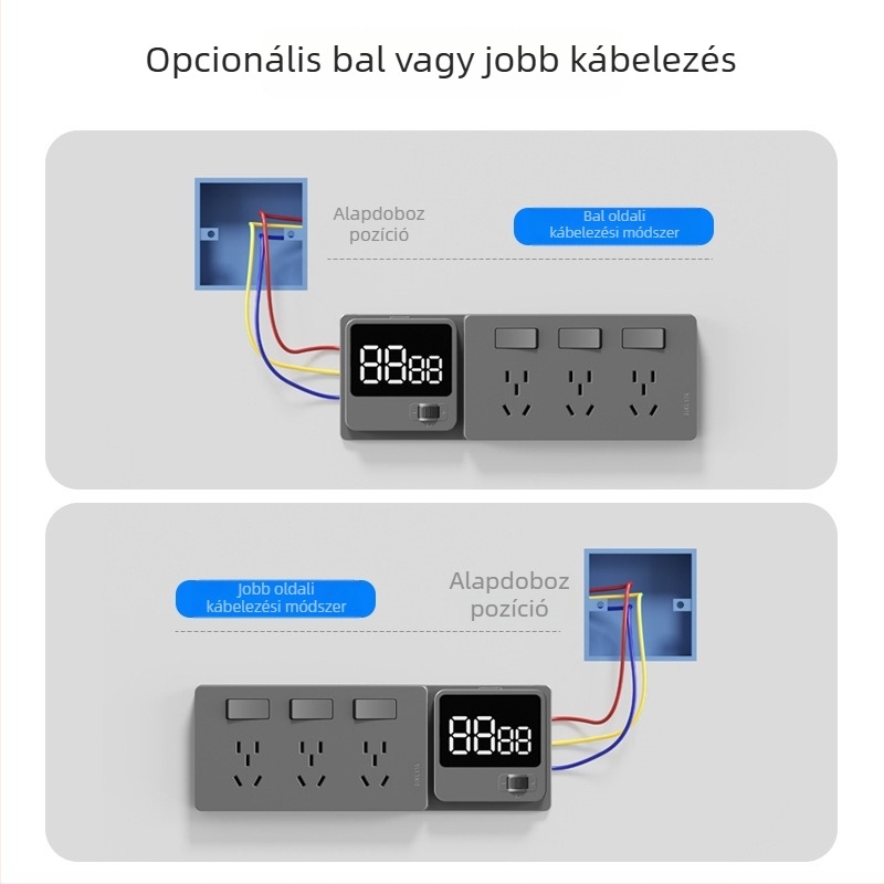 86-típusú bővíthető aljzat több kimenettel – konyhai, többfunkciós konverter intelligens alacsony feszültségvédelmével