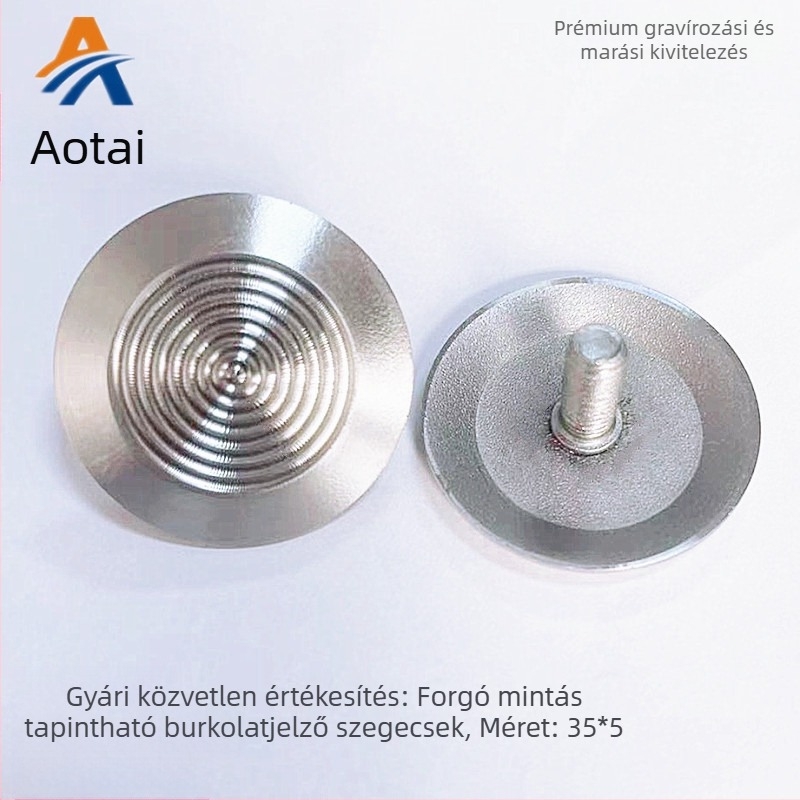 Ao Titanium 304 rozsdamentes acél tapintócsík szeg, garázsokhoz, sebességcsökkentők és akadálymentes járásokhoz