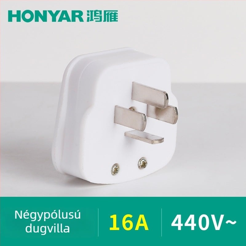 Hongyan T3-10A dugaszoló, T5-25 háromtűs aljzat, T4ZM25A40A20A16A aljzat, háromfázisú négy- és ötvezetékes, típus 86