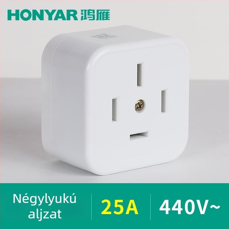 Hongyan T3-10A dugaszoló, T5-25 háromtűs aljzat, T4ZM25A40A20A16A aljzat, háromfázisú négy- és ötvezetékes, típus 86