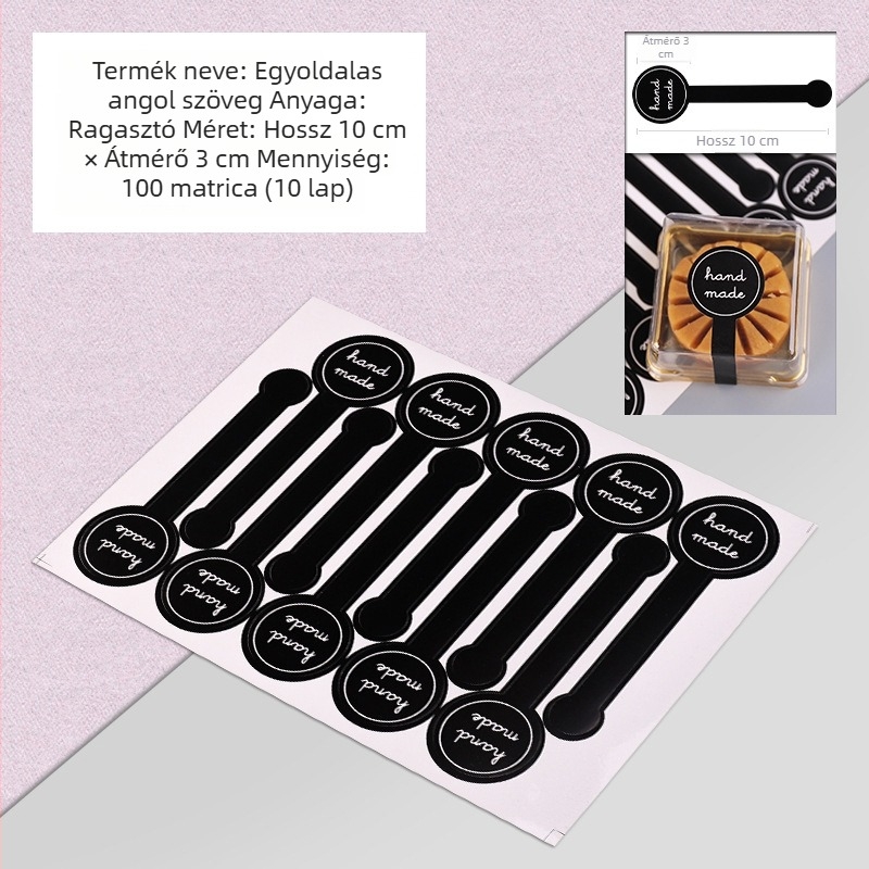 Kerek, átlátszó blister doboz Mooncake tojássárgája tölteléssel