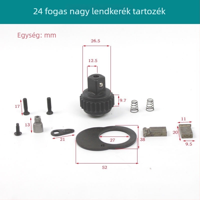 72 fogú csatlakozókulcs javító készlet kiegészítőkkel