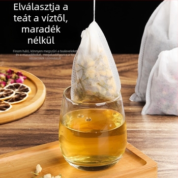 Egyszer használható, nem szőtt teafilter – szűrőtasak tea, levesek és gyógytea főzetek készítéséhez