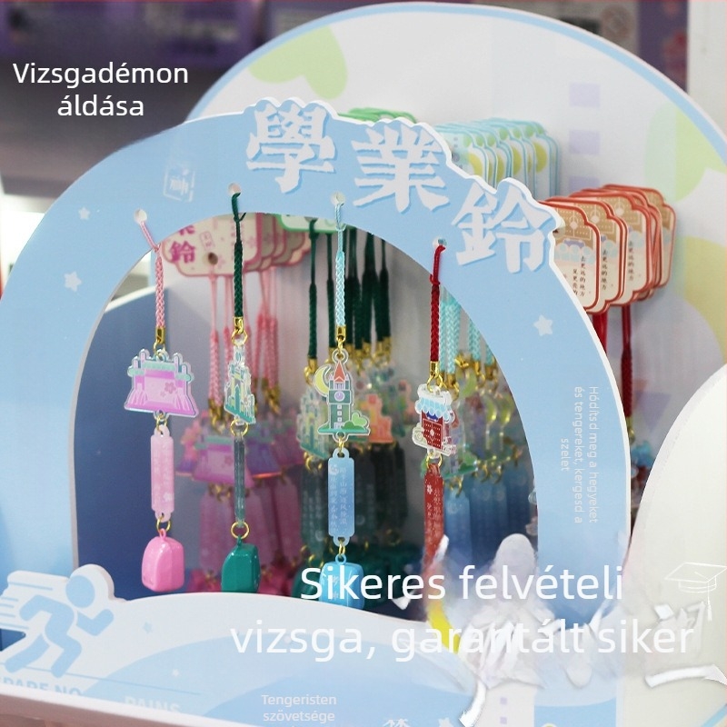 Réz vízhangzó medál - japán stílusú függő dísz táskákhoz, autókhoz, erkélyhez és falra