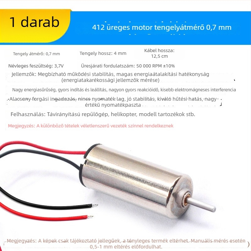 716 üreges poharas brushless motor 720 quadrocopterekhez és 8520 drónokhoz – mikro, nagy sebességű motor