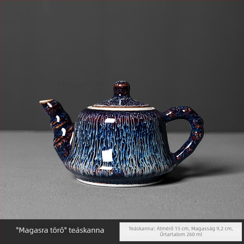 Jingdezhen csillagfényes Tianmu Zhan Jianzhan kerámia kung-fu teáscsésze Pu'er kóstoláshoz