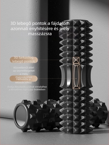 Habos roller izomlazításhoz és hátmasszázshoz – edzéshez és nyújtáshoz